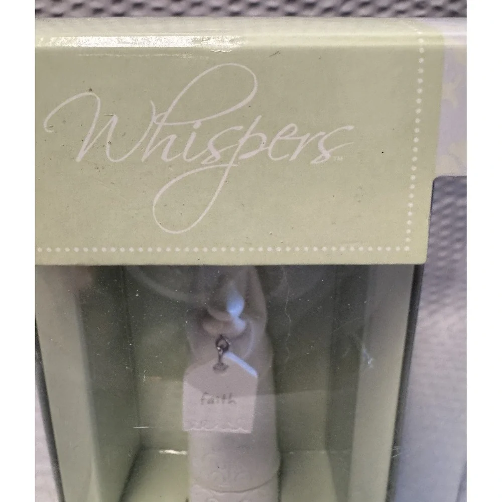 Department 56 Whispers Of Faith Angel Figurine Dove Halo Dept Retired NIB